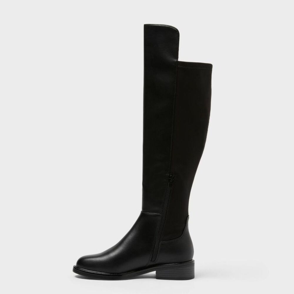 Women’s Hope Boots with Memory Foam Insole - A New Day Black 8 - Picture 2 of 3